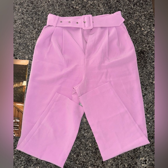 Black and Pink Women's Pants Set - Picture 3 of 5